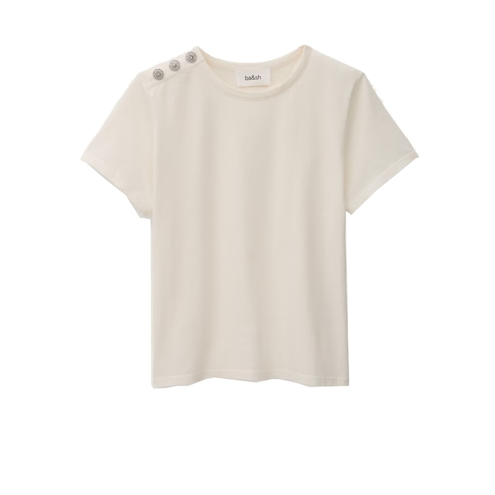 Ba&Sh Women's Elmer T-Shirt - Ecru