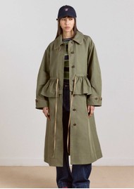 DAMSON MADDER Myrtle 2-in-1 Trench Jacket - Sage