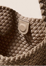 NAGHEDI Nomad Hobo Medium Woven Bag - Cashmere