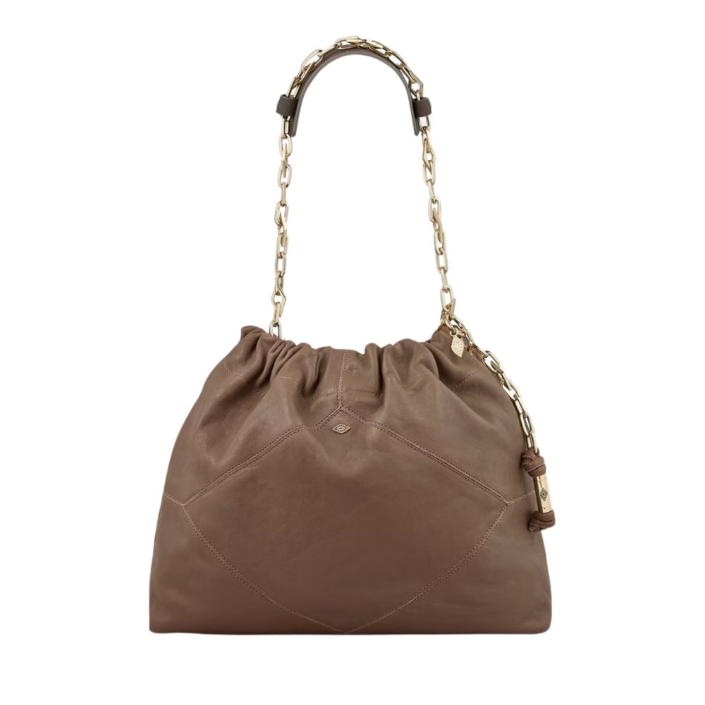 Ba&Sh Women's Leather June Tote Bag - Taupe