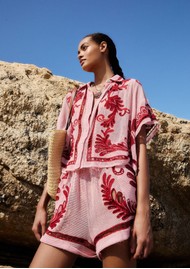 FARM RIO Arabesc Shorts - Light Pink