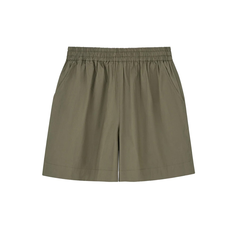 Skall Women's Edgar Cotton Poplin Shorts - Khaki