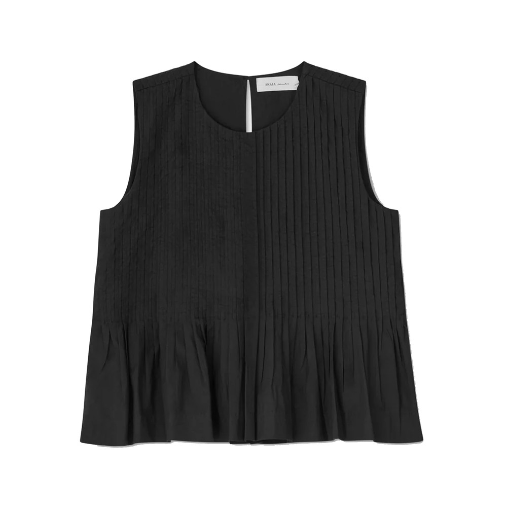 Skall Women's Black Pavlova Organic Cotton Top