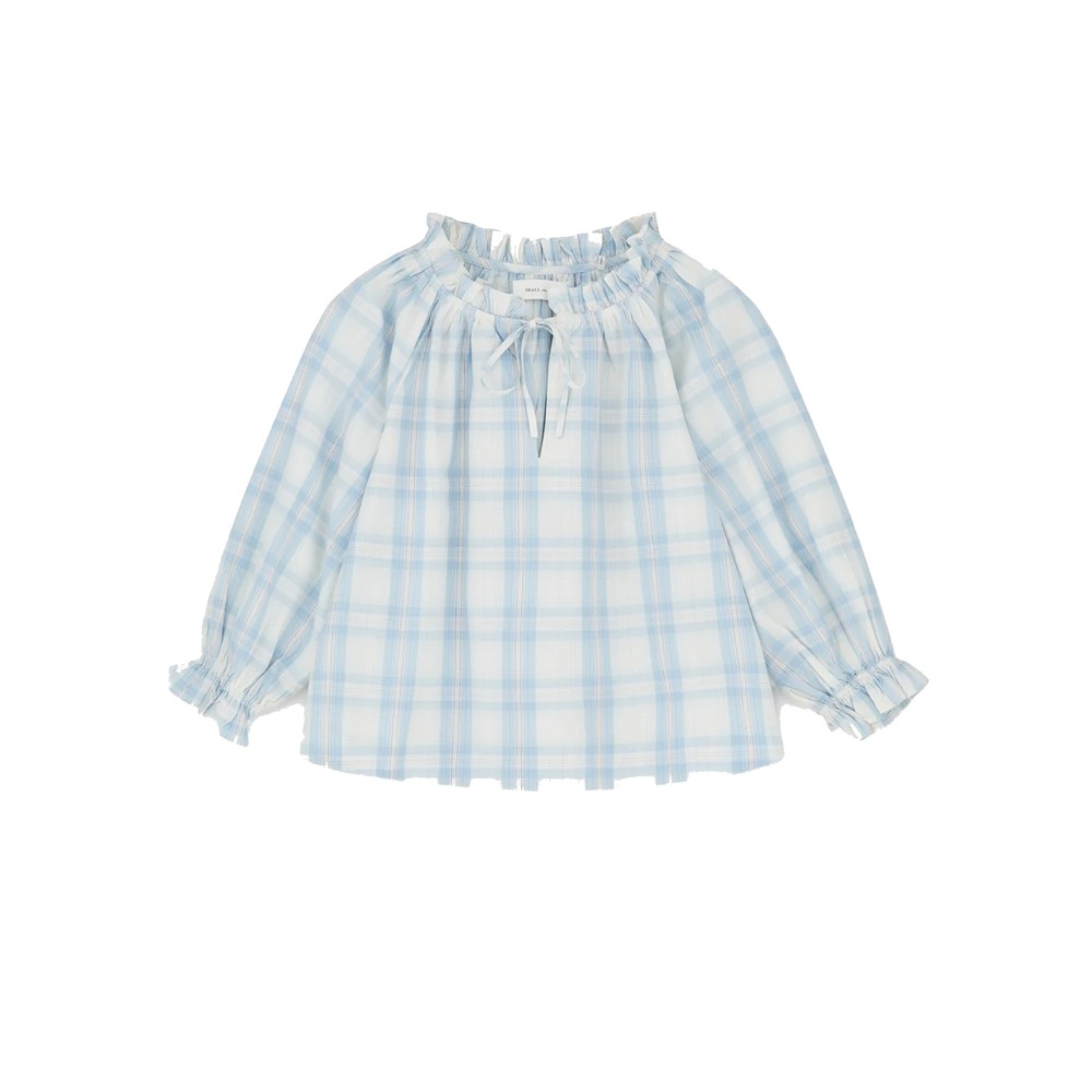 Skall Women's Newmoon Organic Cotton Blouse - Vintage Check