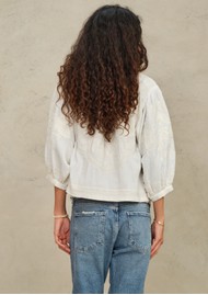 M.A.B.E Averi Embellished Jacket - Ivory