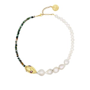 Orion Necklace - Pearl & Gold