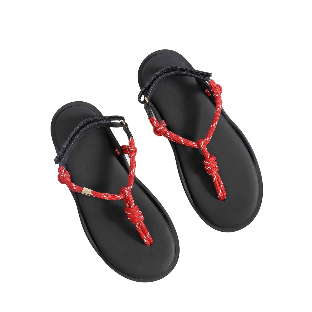 Flowze Women's Red Flo Cord Sandals