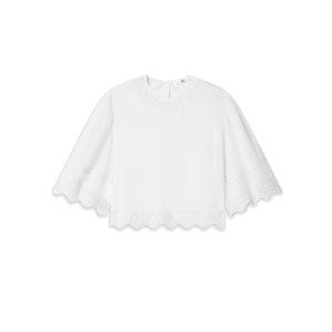 Embroidered Top - White