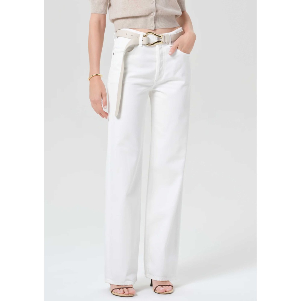 CITIZENS OF HUMANITY Annina Straight Leg Jeans - Soft White