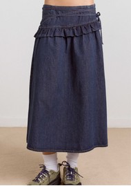 DAMSON MADDER Bellamie Denim Skirt - Indigo