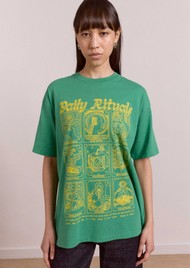 DAMSON MADDER Daily Rituals Graphic T-Shirt - Green