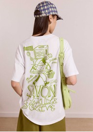 DAMSON MADDER Savon Organic Cotton T-Shirt - White