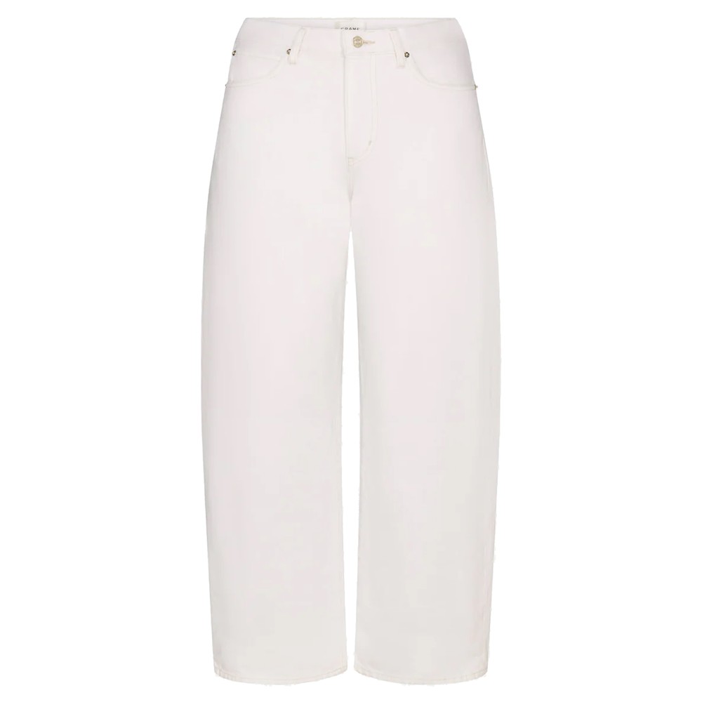 Frame Denim The Bow Barrel Leg Jeans - Au Natural
