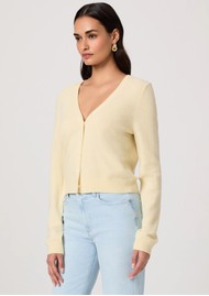 Paige Denim Brioche Cashmere Cardigan - Sunshine Yellow
