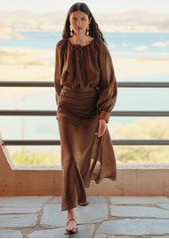 DEVOTION Nomad Blouse - Chocolate