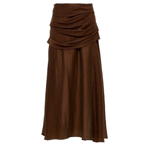 Arista Midi Skirt - Chocolate