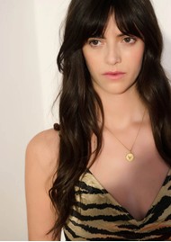 RACHEL JACKSON Zodiac Art Coin Necklace Libra - Gold