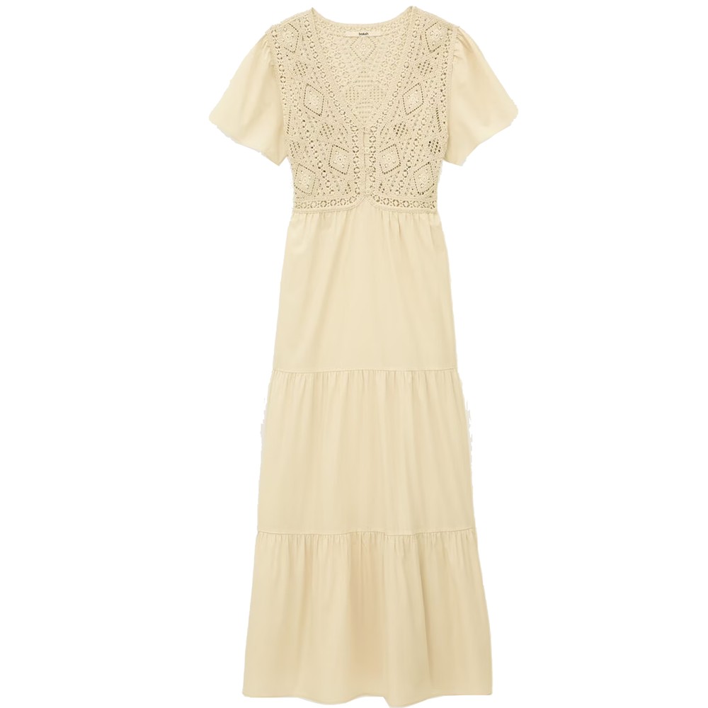 Ba&Sh Women's Sandy Organic Cotton Dress - Ecru