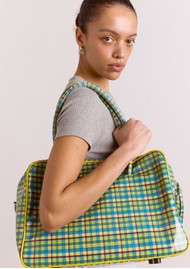 DAMSON MADDER Truro Coated Holdall - Zesty Check