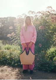 DAY ET Woven Straw Icon Tote - Starfish Beige