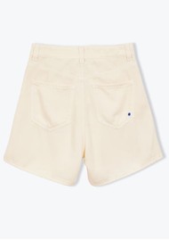 A.P Bermuda Denim Shorts - Ecru