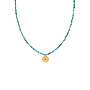 Sol Beaded Necklace - Gold