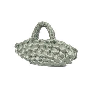 Nest Satin Evening Bag - Sage Green