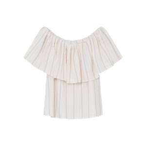 Hera Off Shoulder Top - Jet Stream