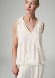 Day Birger et Mikkelsen Tally Fringed Top - Jet Stream