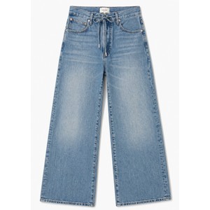 Off Duty Drawstring Bow Jean - Afterglow