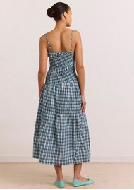 DAMSON MADDER Lyra Midi Dress - Tomboy Check