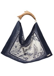 FARM RIO Satin Scarf Medium Bag - Coast Stars