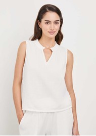 Rails Christy Organic Cotton Sleeveless Top - White