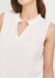 Rails Christy Organic Cotton Sleeveless Top - White