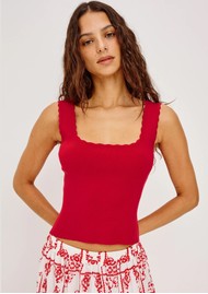 Rails Flore Tank Top - Tomato