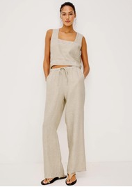 Rails Emmie Crop Trousers - Heathered Flax