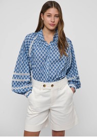 DEA KUDIBAL Nitadea Cotton Poplin Blouse - Herberia Ocean