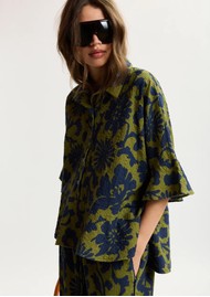 ESSENTIEL ANTWERP Jaylee Peplem Shirt - Avocado