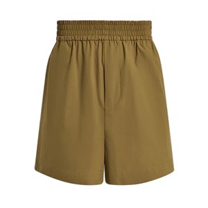Morales Cotton Shorts - Golden Olive