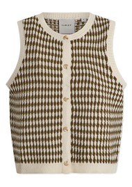 VARLEY Aura Knit Top - Golden Olive