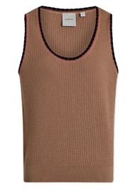 VARLEY Higson Knit Tank - Light Taupe
