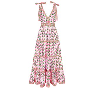 Amour Organic Cotton Dress - Neon Sunset