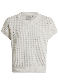 VARLEY Denny Knit Top - Snow White