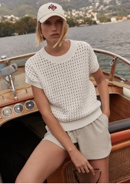 VARLEY Denny Knit Top - Snow White