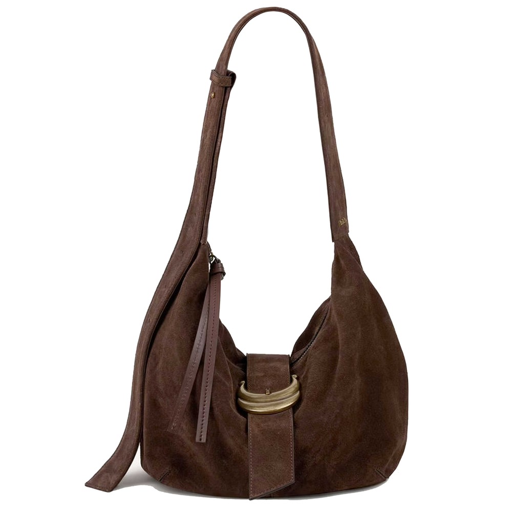 Ba&Sh Women's Suede Youyou Hobo Bag - Choco