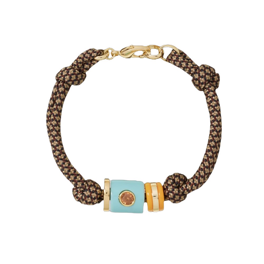 Roxanne Assoulin Women's Blue Cylinder Cord Bracelet