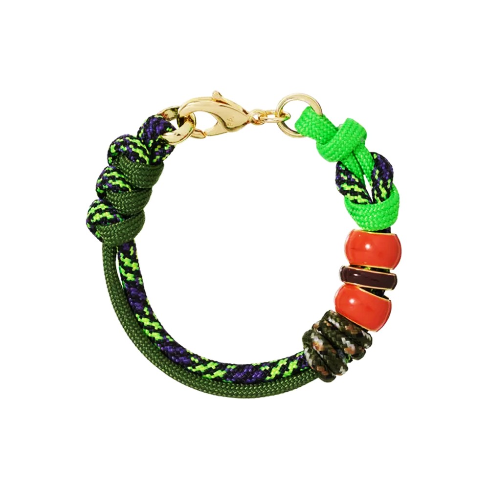 Roxanne Assoulin Women's Green Supersize Happy Cord Bracelet - Mix
