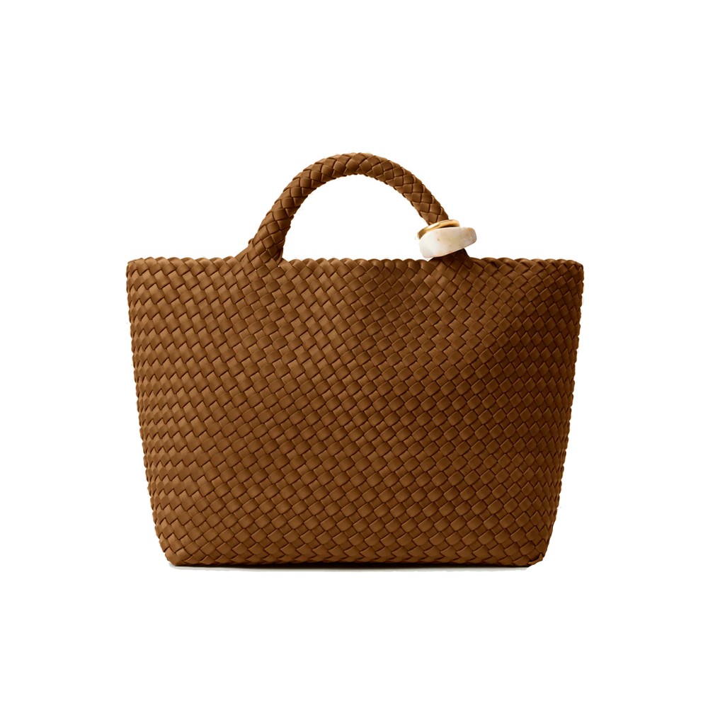NAGHEDI ナゲディ　ST BARTHS medium TOTE NAGHEDI St Barths Medium Tote Beads Bag - Teak