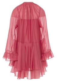 DEVOTION Sheen Mini Dress - Rosewine