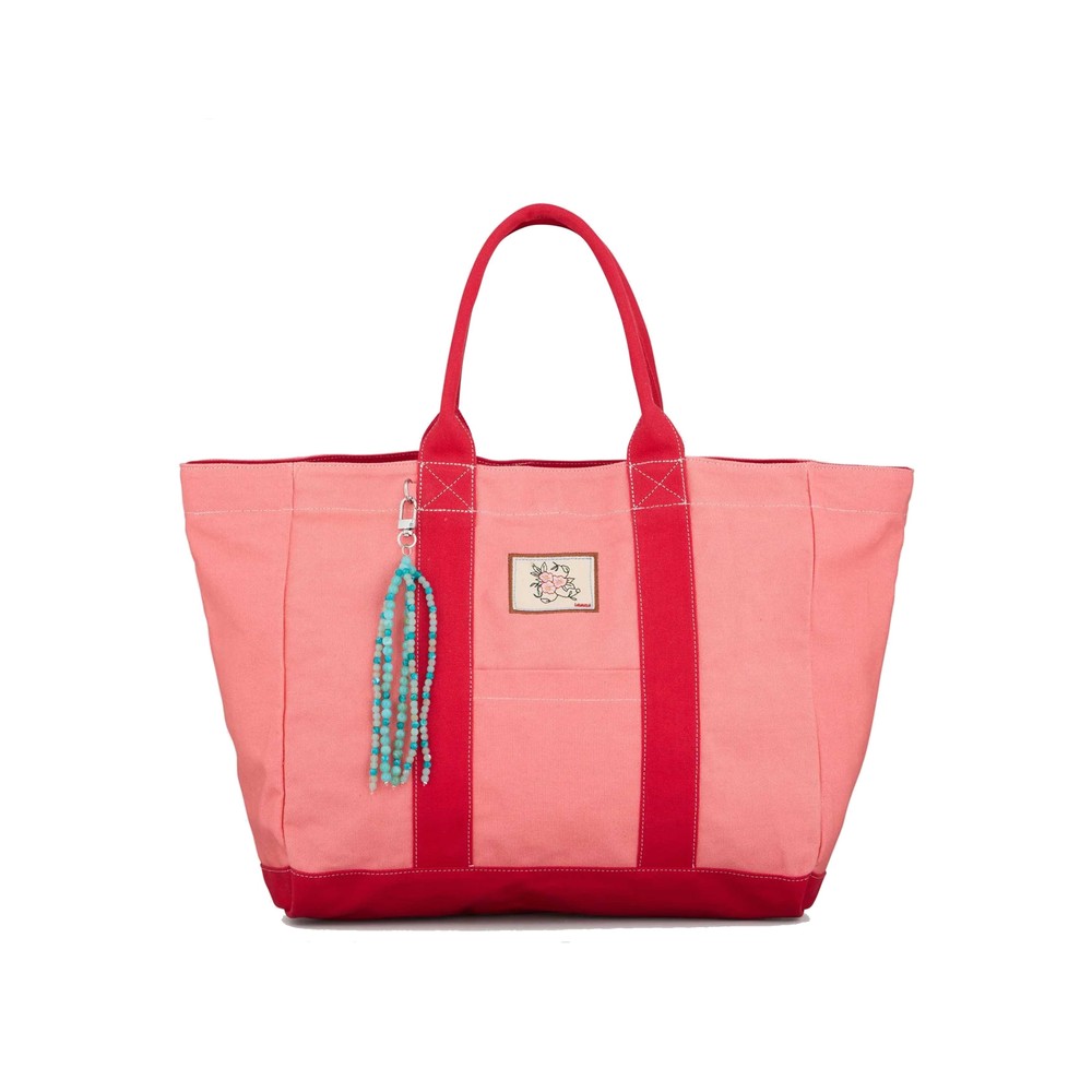 Becksondergaard Women's Pink Canvas Camilla Bag - Shell